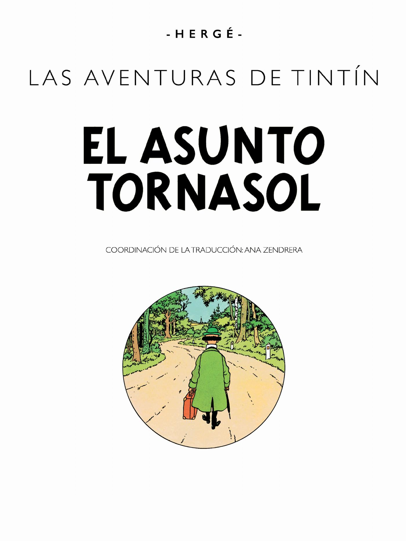 L'Affaire Tournesol - page titre